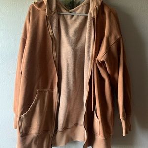Aerie Oversized Zip-Down Hoodie